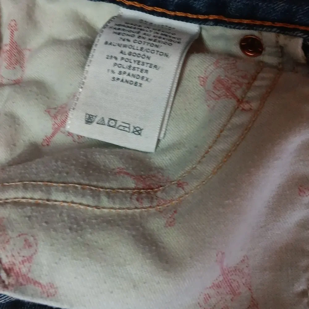 True Religion Dark Blue Skinny Jeans Womens 28